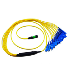 MPO- 3.0MM 12 core single mode fiber optic cable sc patch cord